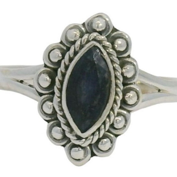VINTAGE- Genuine Sapphire Jewelry Set